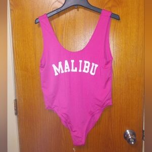 Rue21 pink Malibu bodysuit XXL